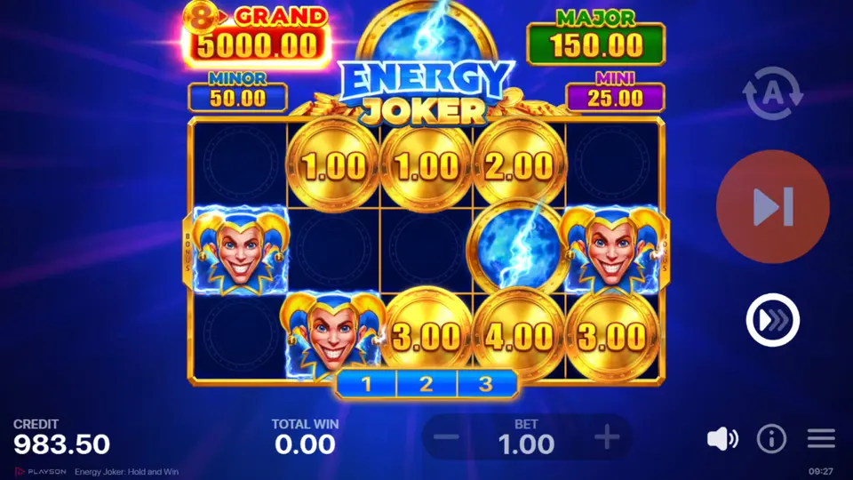 Pile of Gold Feature in Energy Joker Hold and Win – zusätzliche BONUS-Symbole in der Hauptrunde